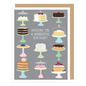 Bakery Cakes Birthday Card