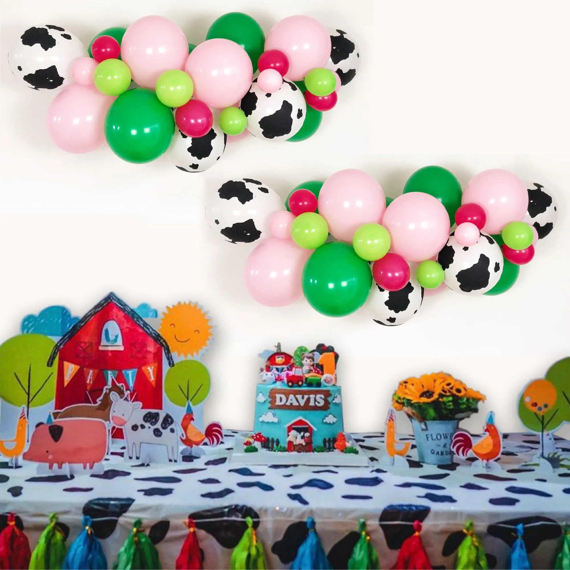 Barnyard Birthday Party Table Centerpiece Decorations Set