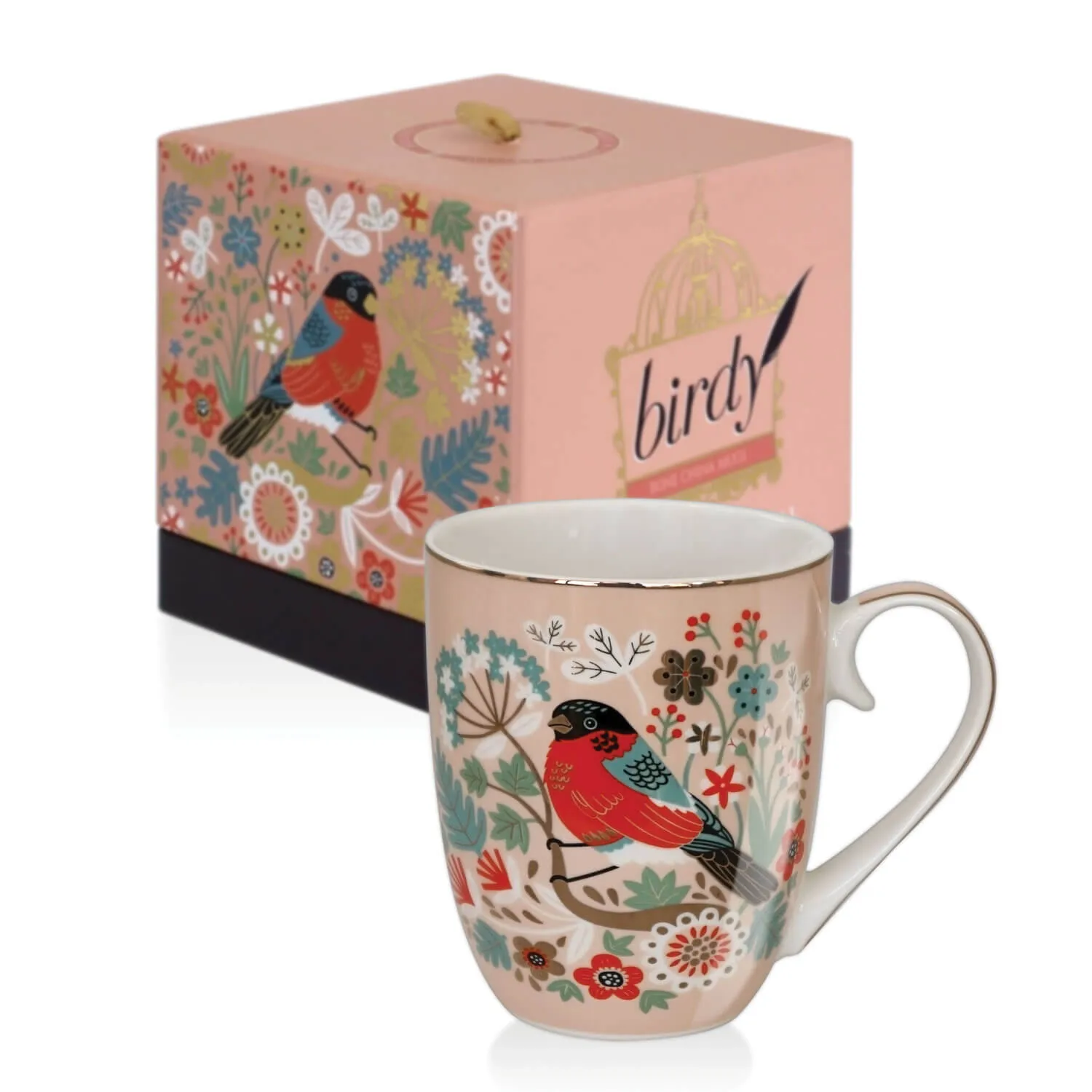 Birdy Bullfinch Mug & Gift Box