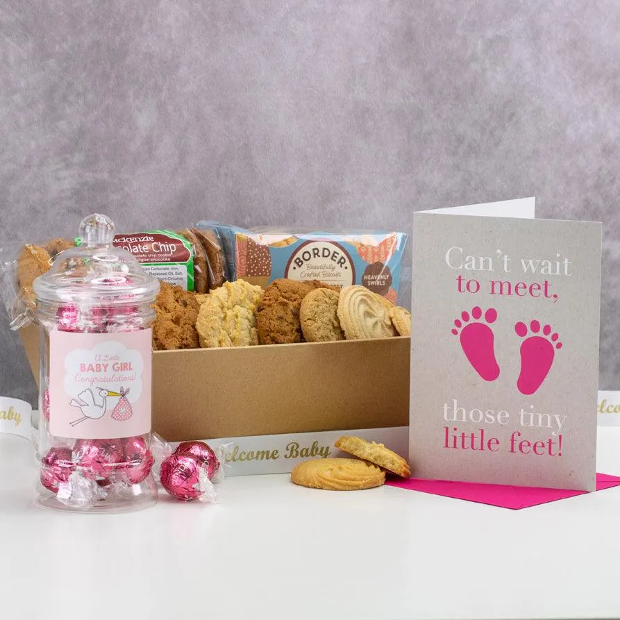 Biscuit Favourites Hamper - NEW BABY GIRL