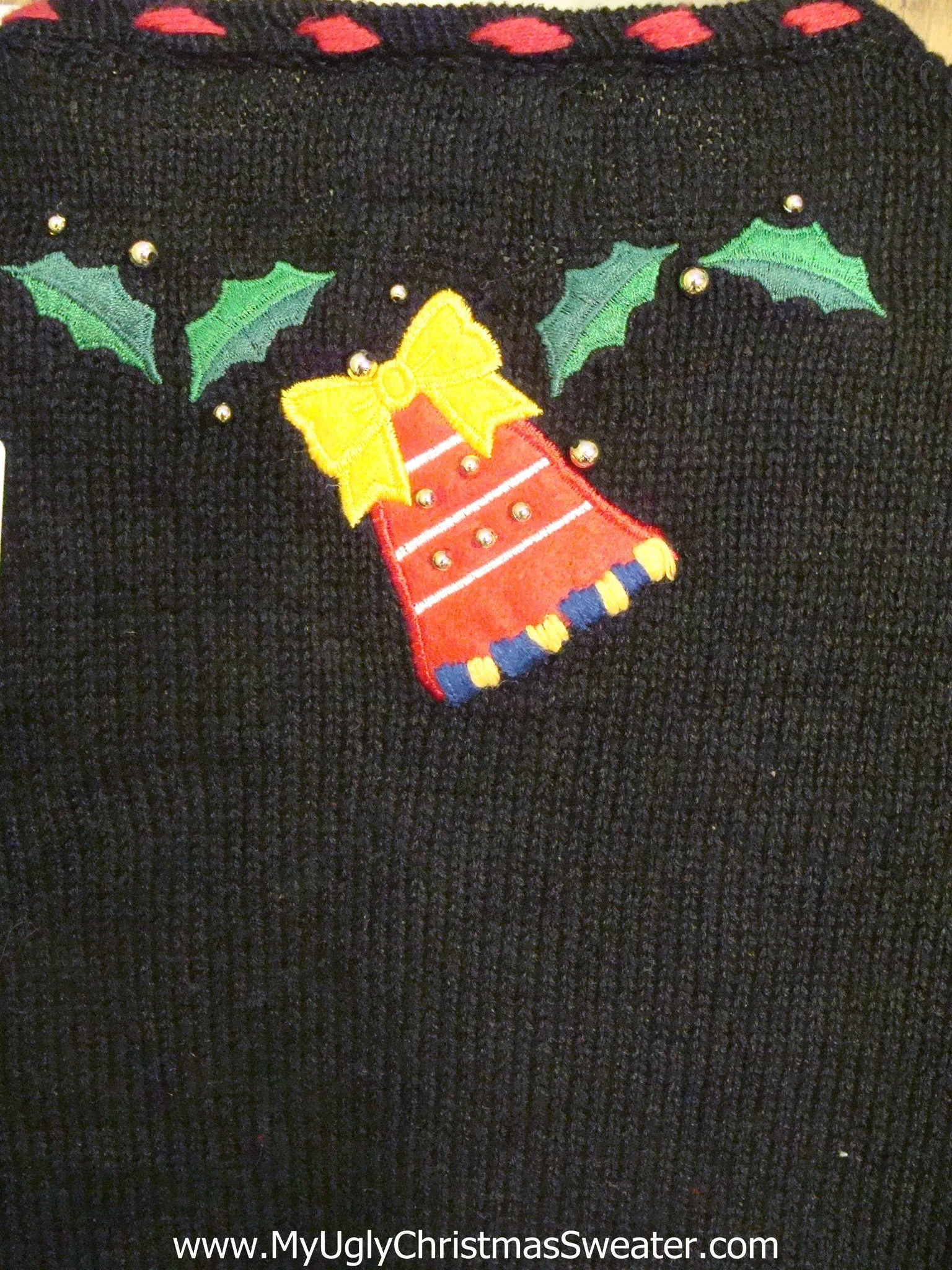 Bling Decorations Ugly Christmas Jumper