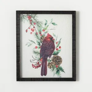 Cardinal Pine Wall Decor