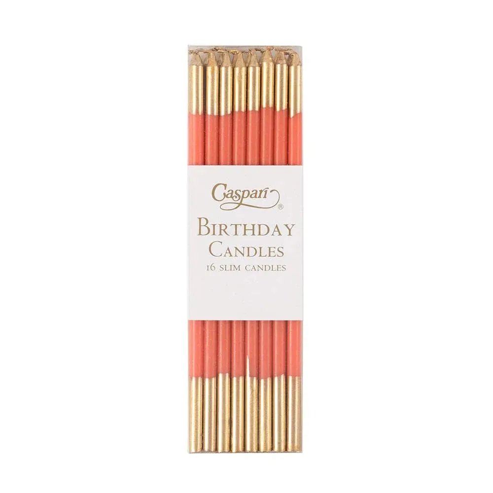 Caspari Slim Birthday Candles - (multiple variants)