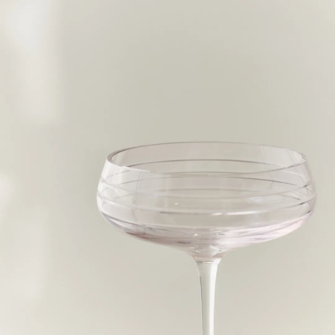 Champagne Coupe Triple Cut