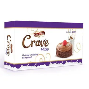 CHOCO BLISS CRAVE MILKY COOKING CHOCOLATE 500GM