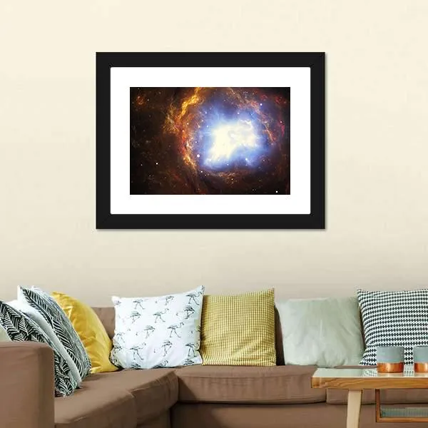 Colorful Nebula Canvas Wall Art