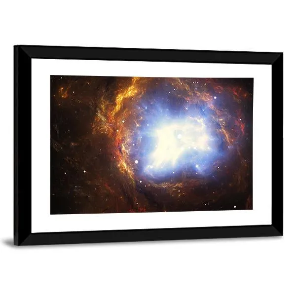 Colorful Nebula Canvas Wall Art