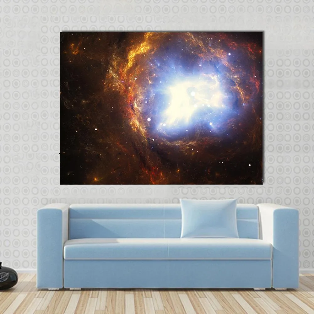 Colorful Nebula Canvas Wall Art