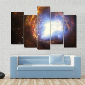 Colorful Nebula Canvas Wall Art