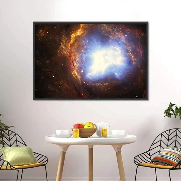 Colorful Nebula Canvas Wall Art