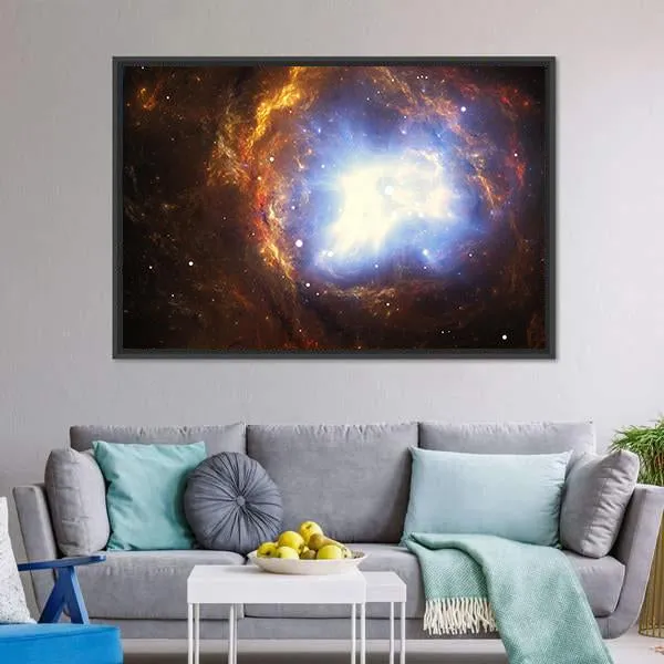 Colorful Nebula Canvas Wall Art