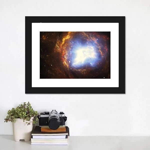 Colorful Nebula Canvas Wall Art