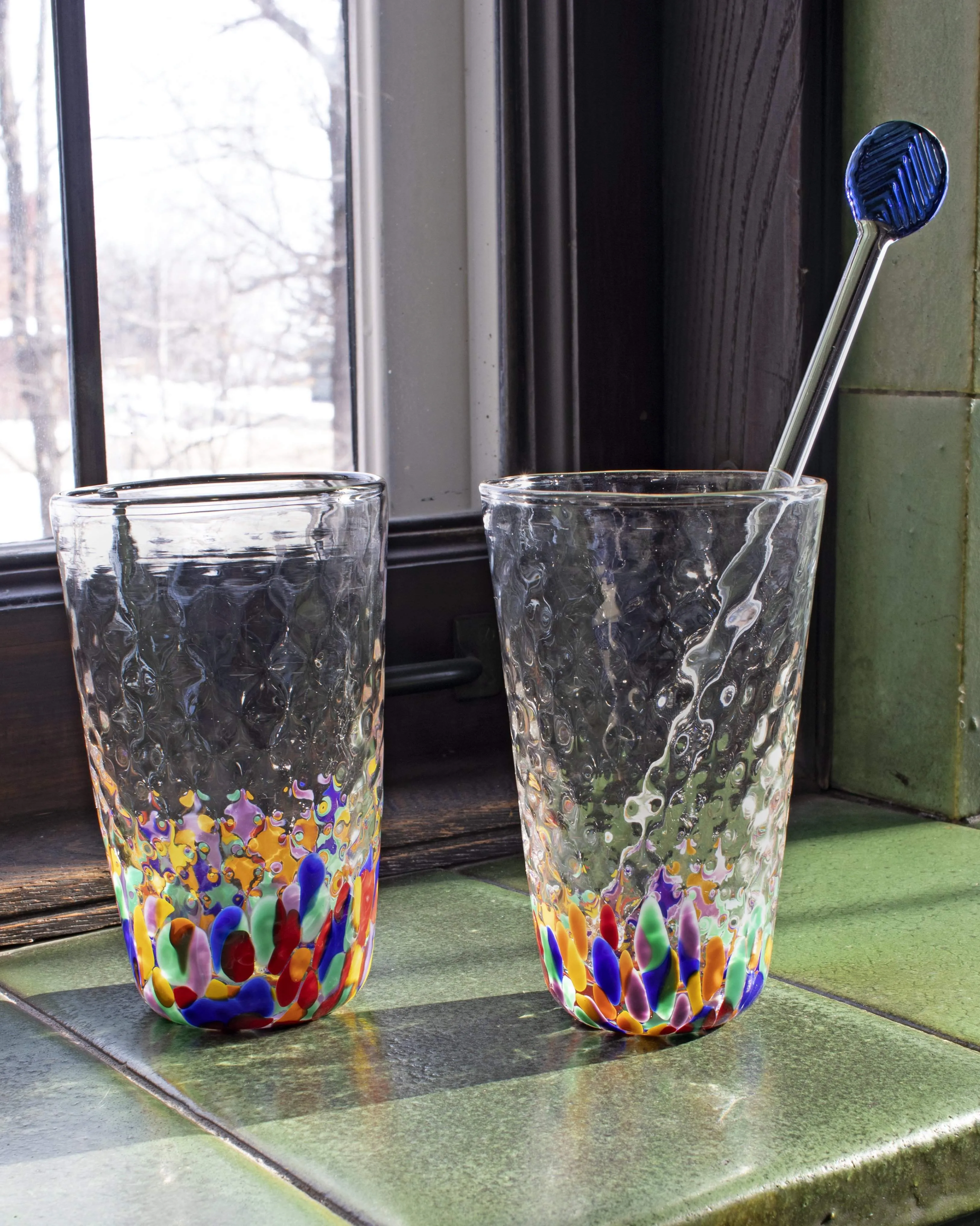 Confetti Glassware