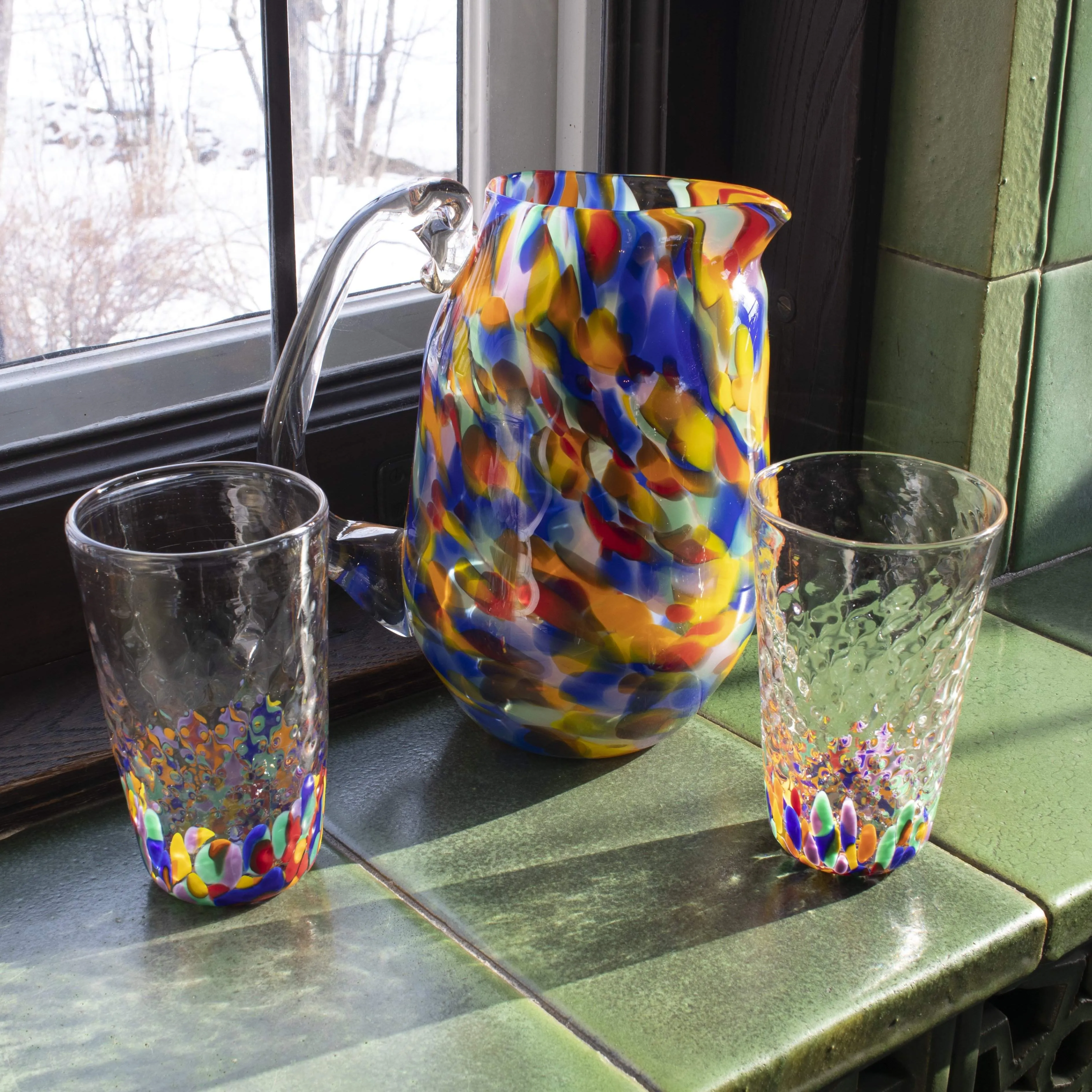 Confetti Glassware