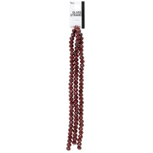 Cousin DIY Glass Crystal Tie-Dye Bead Strand 24" 99/Pkg Red