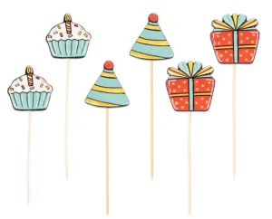 Cupcake Decorations  (Set Of 6)