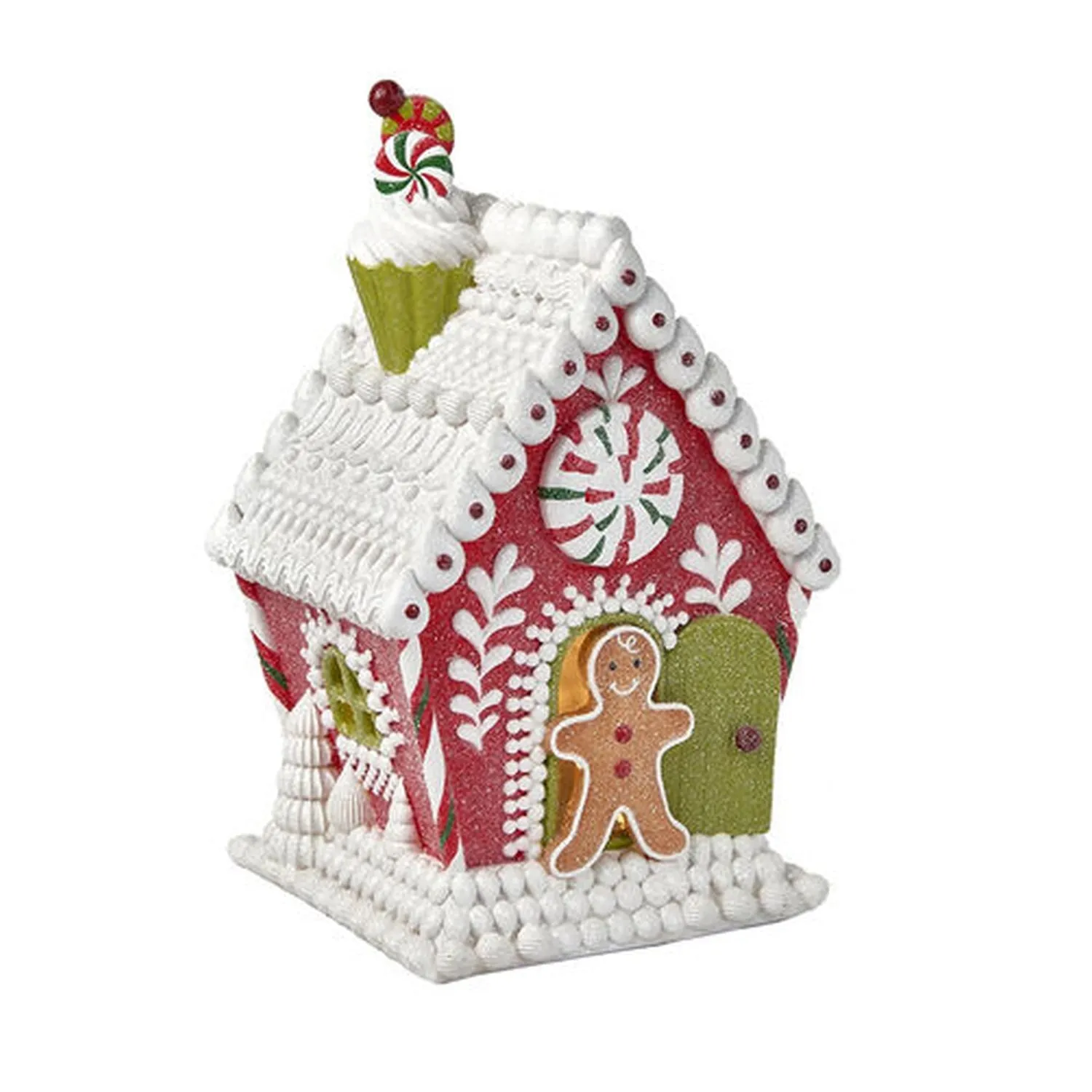 December Diamonds Christmas Sprinkles Gingerbread Cookie House With Led