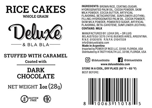 Deluxe Rice Cake Dark Chocolate With Caramel 1Oz