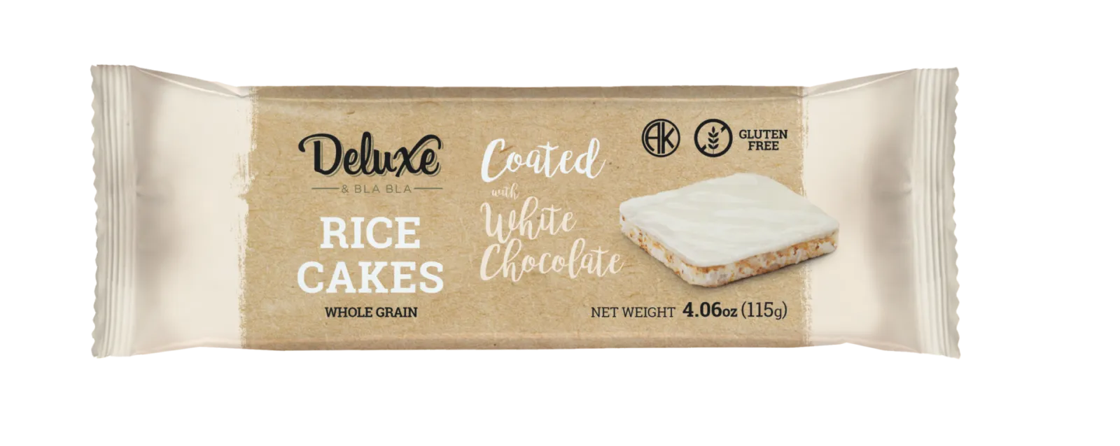 Deluxe Rice Cake White Chocolate 4.06 Oz