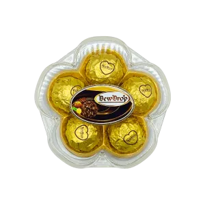 DEWDROP CHOCOLATE FLOWER SHAPED BOX 63GM