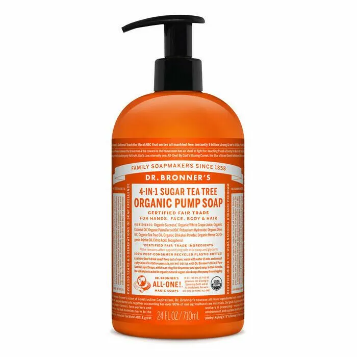 Dr. Bronners Organic Pump Soap - Tea Tree