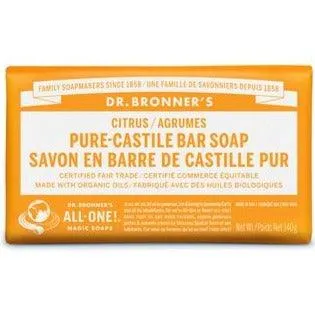 Dr. Bronner's Pure-Castile Bar Soap Citrus 140g