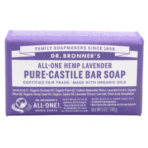 Dr. Bronner's Pure Castile Bar Soaps Lavender 5oz