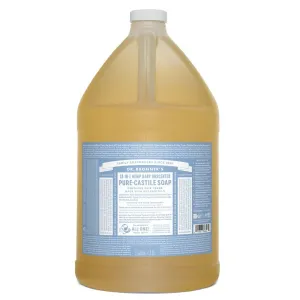 Dr. Bronner's Pure Castile Liquid Soap-Baby Mild 1 Gallon Liquid