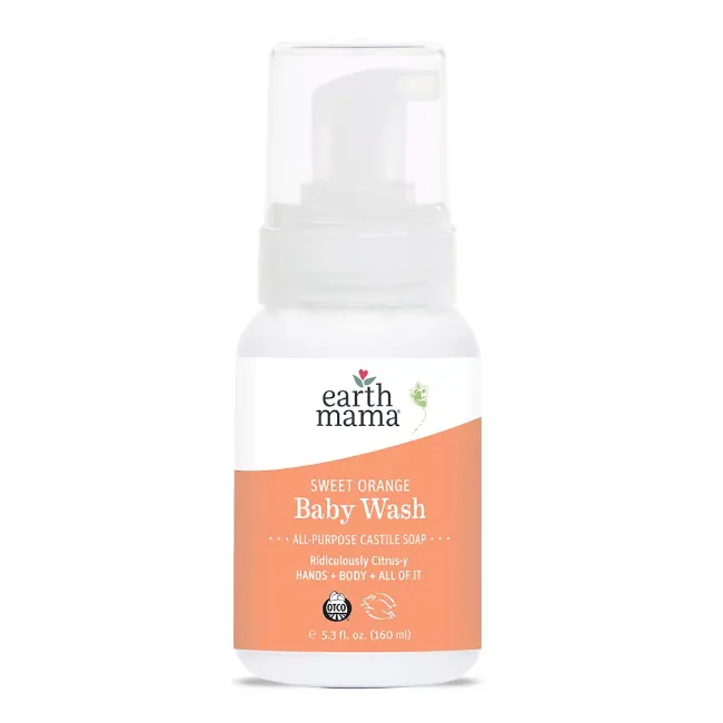 Earth Mama Sweet Orange Castile Baby Wash 160ml