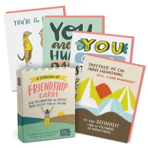 Em & Friends - Friendship/Encouragement Cards, Box of 8 Assorted