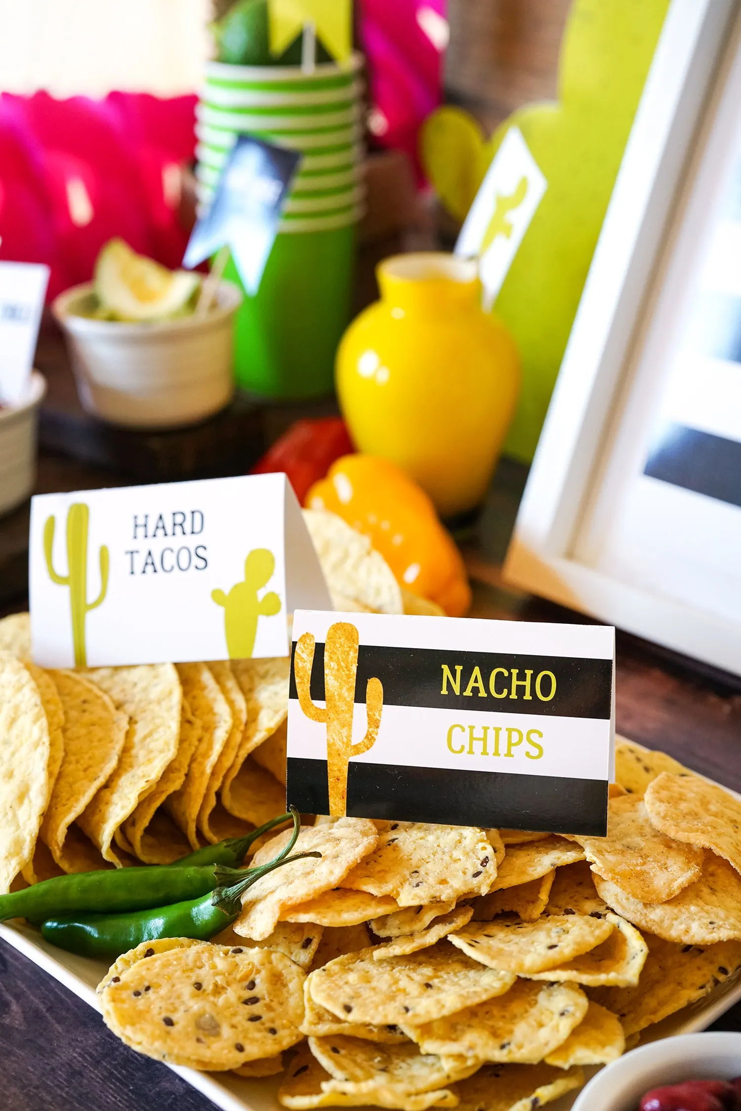 Fiesta Taco Bar Decorations | Tex Mex | Cinco de Mayo