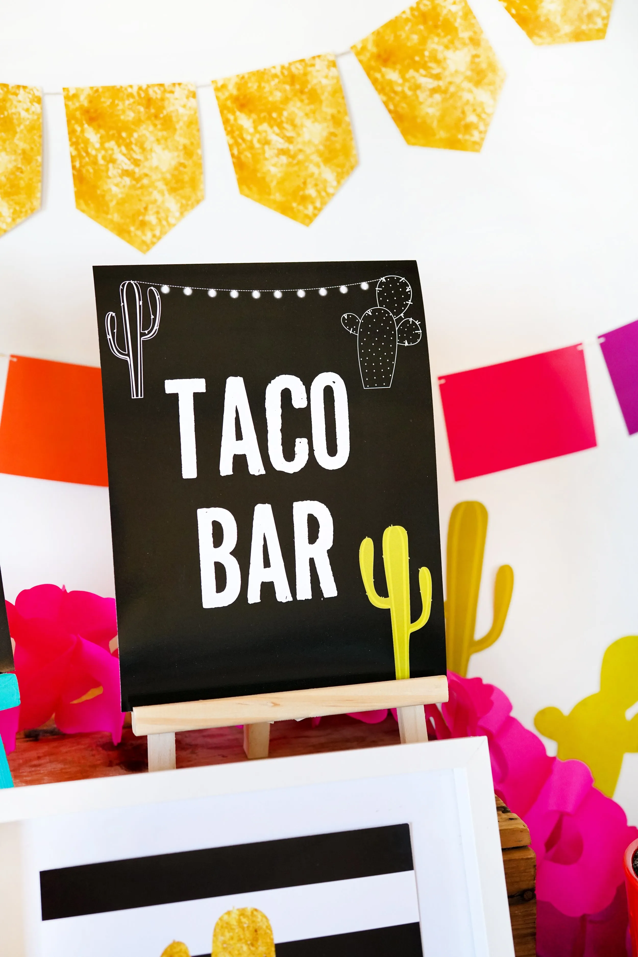 Fiesta Taco Bar Decorations | Tex Mex | Cinco de Mayo