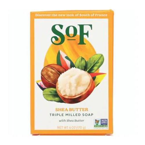 French Milled Oval Soap Shea Butter 6 oz By South Of France Soaps