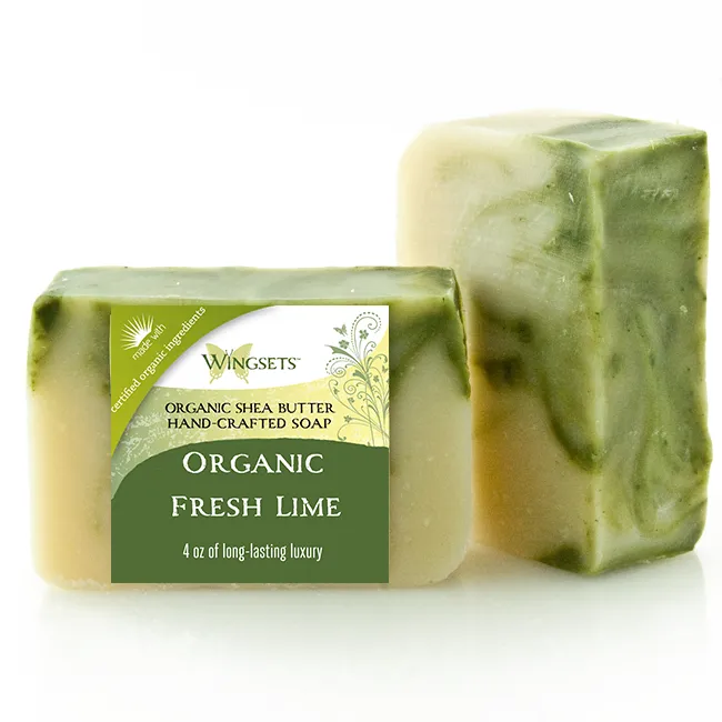 Fresh Lime Organic Shea Butter Bar Soap