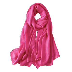 Fuchsia Pink Fashion Scarf