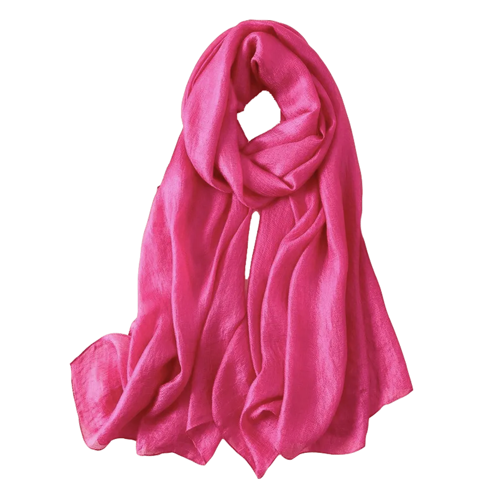 Fuchsia Pink Fashion Scarf