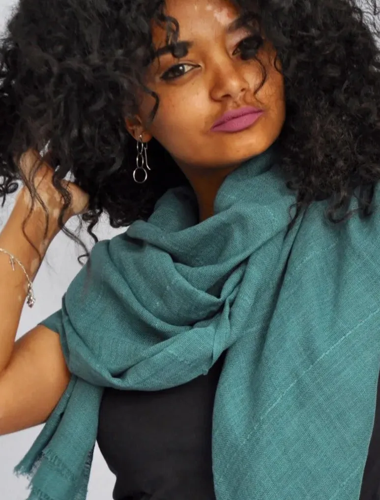 Green Scarf | Handmade in Ethiopia