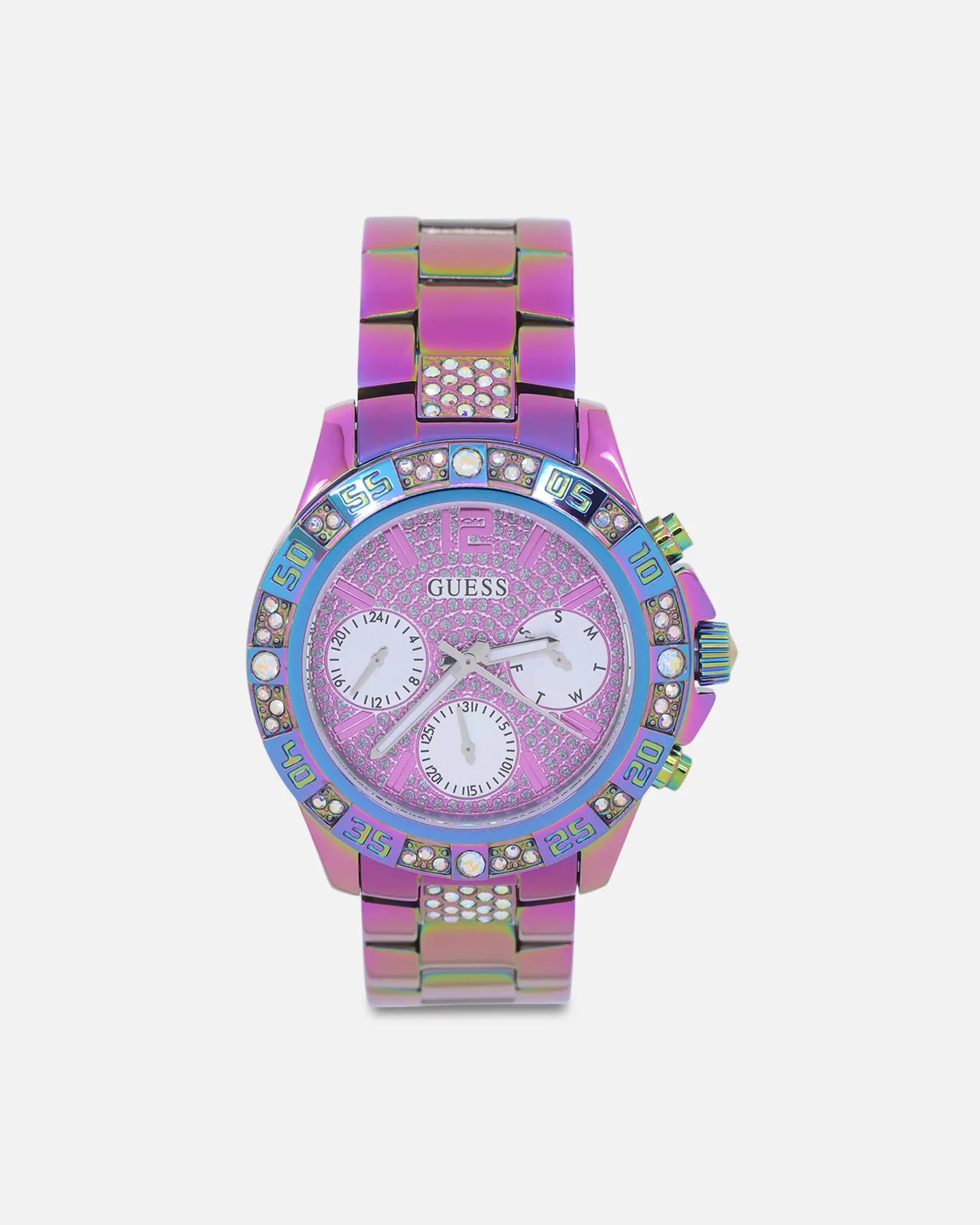 Guess Mainline Majesty Crystal '40th Anniversary' Watch Iridescent