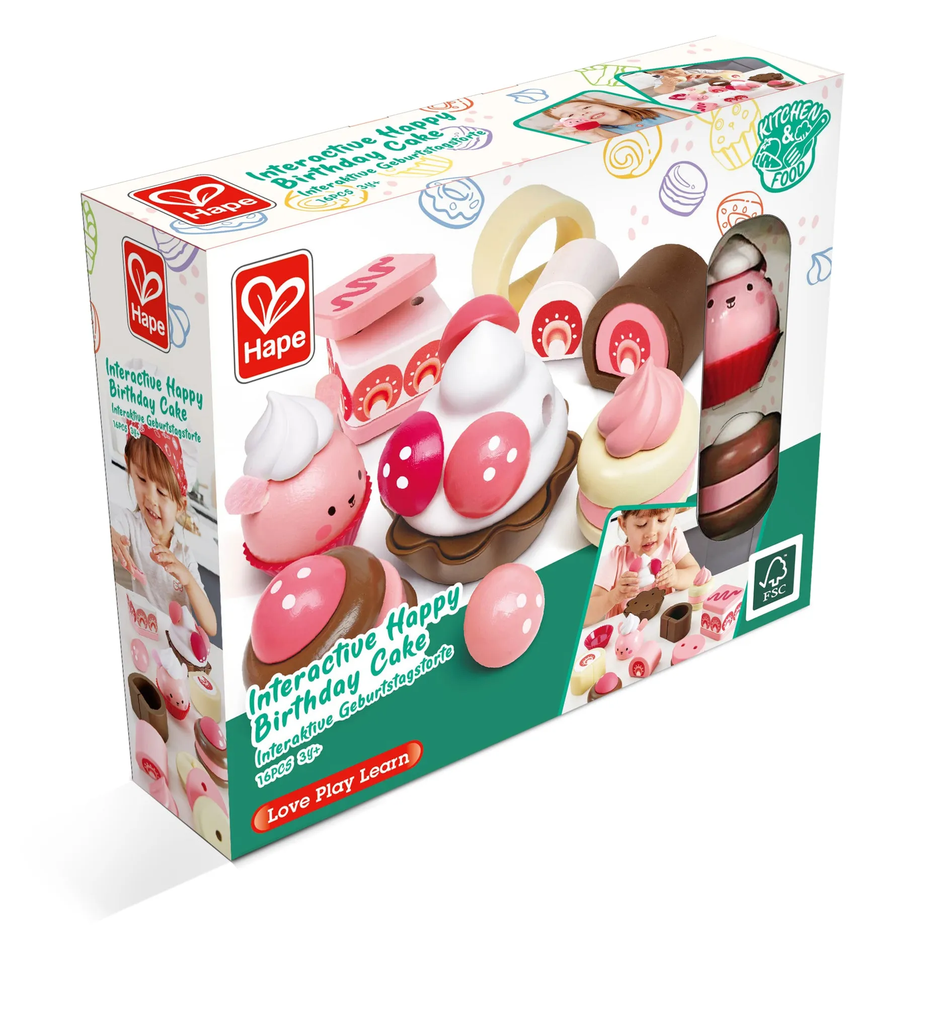 Hape Strawberry Dessert Set