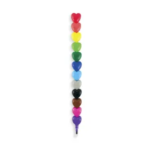 Heart to Heart Crayon Stacking Crayons