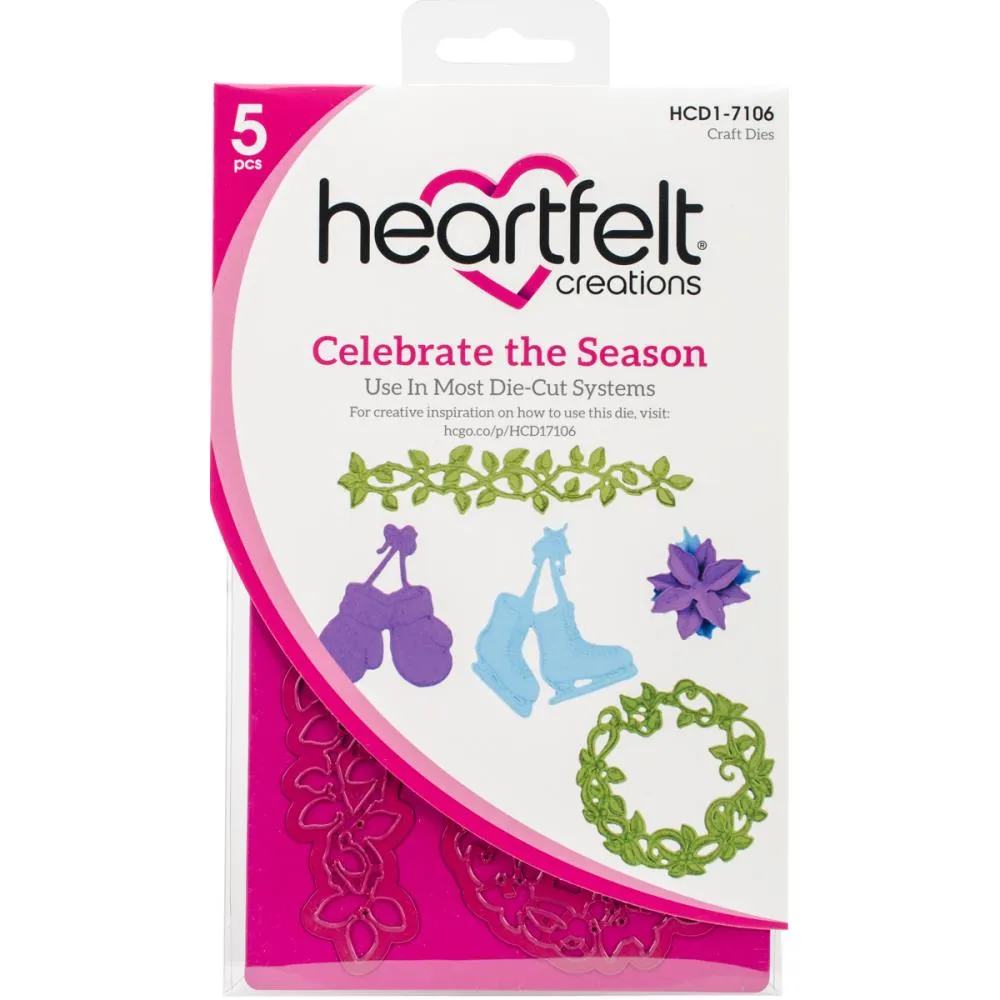 Heartfelt Creations Cut & Emboss Dies - Celebrate The Season