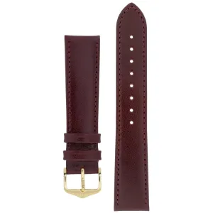 Hirsch OSIRIS Calf Leather Watch Strap (Gold Buckle)