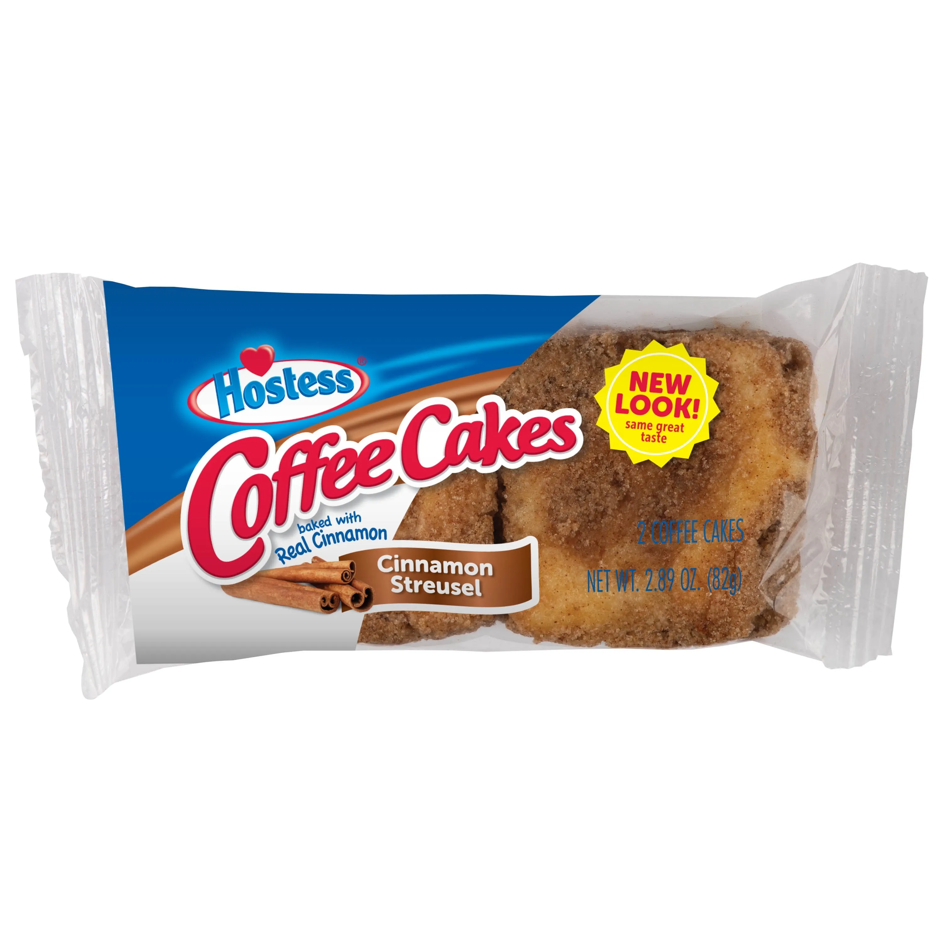 HOSTESS Coffee Cakes Single Serve, 2 Count, 2.89 oz