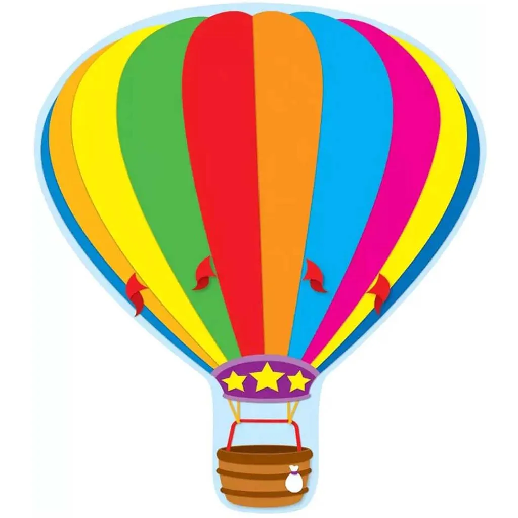 Hot Air Balloon Two Sided Decoration