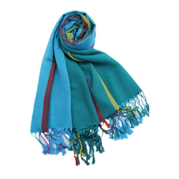 Italian Style Silk and Cashmere Scarf