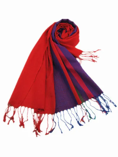 Italian Style Silk and Cashmere Scarf