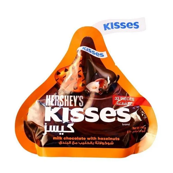 KISSES CHOCOLATE HAZELNUT 150GM