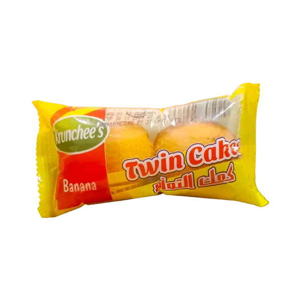 Krunchees Twin Cakes Banana Flavour 30g