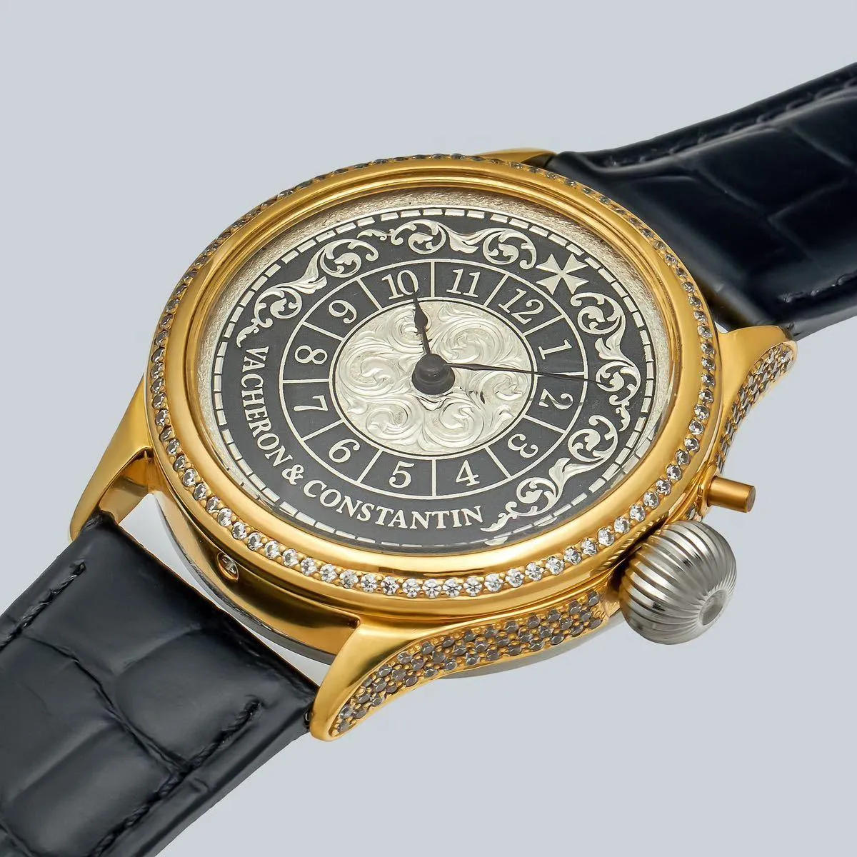 Marriage watch VACHERON & CONSTANTIN 40mm men's watch with a pocket watch half year warranty Manual winding skeleton