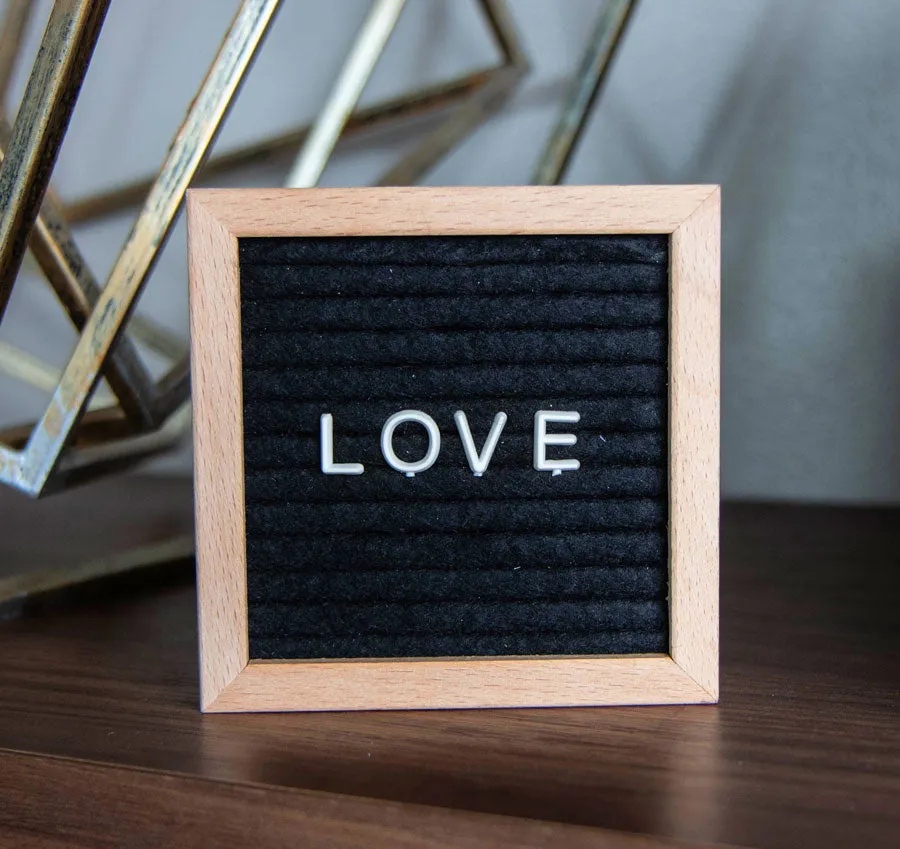 Mini Wedding Felt Letter Board - Square